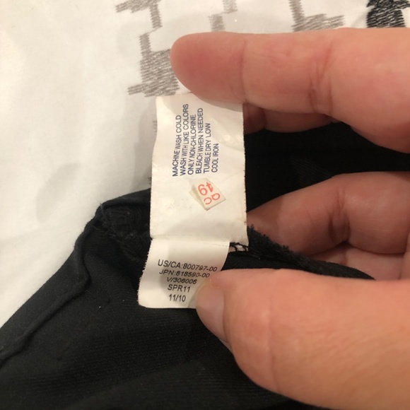 GAP stretch pants, hip slung fit pants by GAP black pants, dressy black pants - Picture 7 of 7